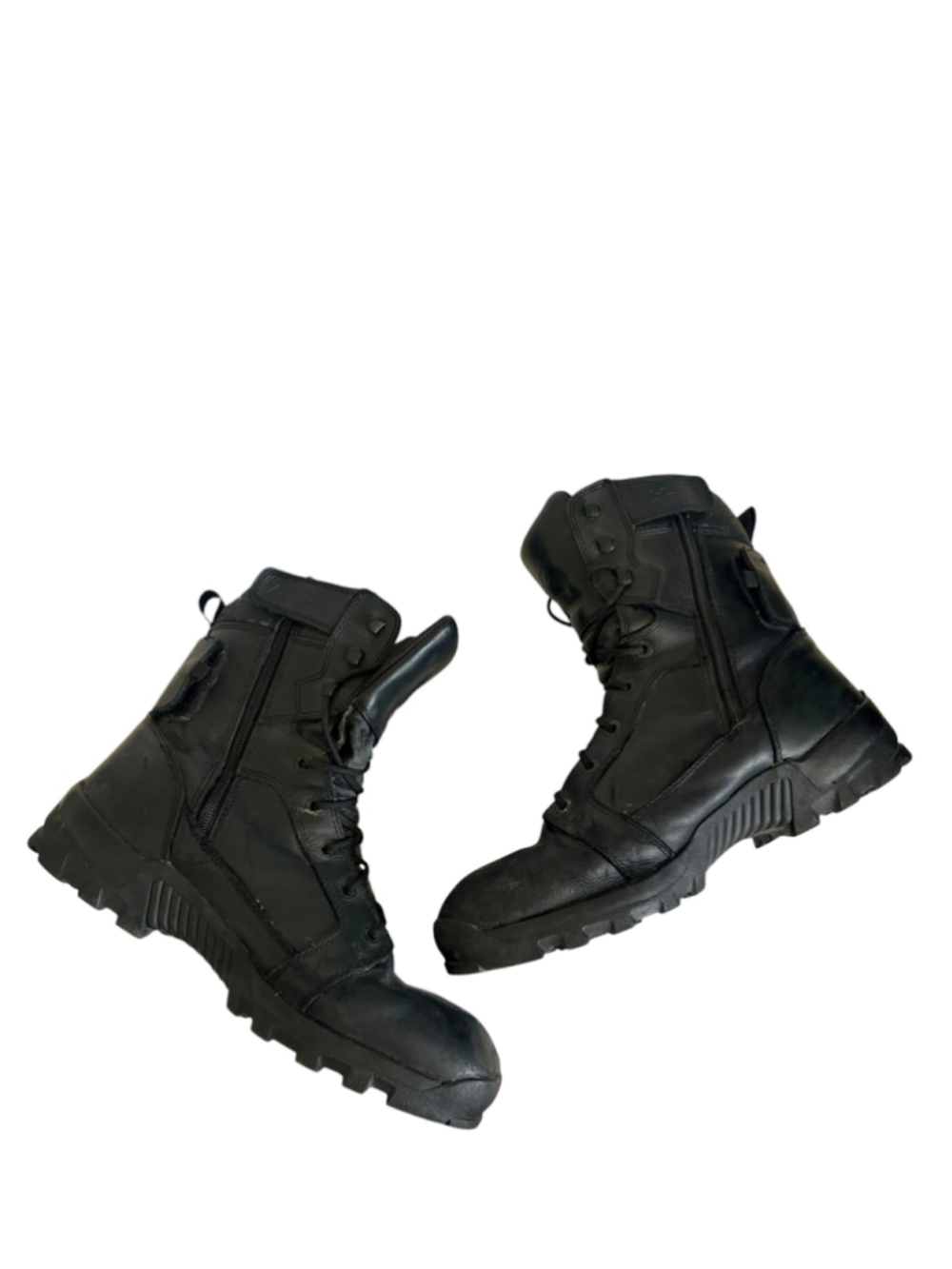 Harley-Davidson Men's Black Leather Waterproof Heated Boots. D98314 NO CHARGER - Picture 2 of 13